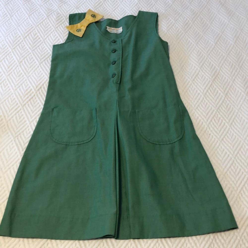 Vintage Girl Scout Uniform w/ Stockings